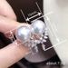 Cao Shi Imitates Pearl Earrings For Female Actors, Elegant Temperament, Geometric Zircon Earrings, Design Sense, Light_ipsvogv.com