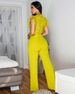 Women's Personalized Line Lace Stitching Sleeveless Sports Fitness Jumpsuit_ipsvogv.com