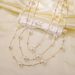 N11545 French New Light Luxury Pearl Multi layered Necklace Elegant Small Fragrance Design Earrings Neckchain_ipsvogv.com