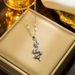 Hip Hop Punk Style Jewelry For Female Niche Design, Zirconia Animal Shaped Snake Element Necklace Pendant_ipsvogv.com