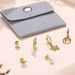 Unisex Hot Selling Real Gold Brass Electroplating Personality Niche High End Three Dimensional Five Pointed Star Earrings Temperament Earrings_ipsvogv.com