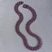 Hip hop diamond shaped Cuban chain, trendy exaggerated and domineering clavicle chain necklace men's accessories_ipsvogv.com