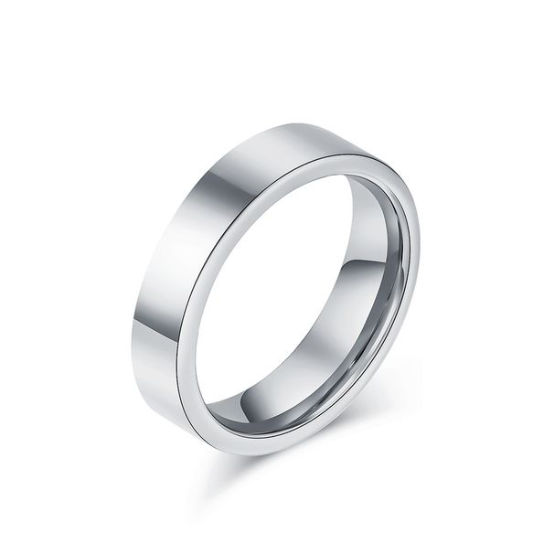Fashionable and simple 468mm tungsten steel ring ring light luxury high end cold style tungsten gold couple hand jewelry gift_ipsvogv.com
