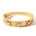 Hot-selg Personality Cross Exaggerated Titanium Steel Trend Design Sense Dia Bracelet_ipsvogv.com