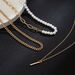 1pc Multilayer Necklace Classic Geometric Stick Pendant Necklace For Men Punk Half Pearl Cuban Link Chain Choker Necklace Party Jewelry_ipsvogv.com