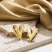 French Design Sense Fashion Trend Internet Celebrity Temperament Easy To Match Earrings Fashionable Geometric Metal Heart Pearl Earrings For Women_ipsvogv.com