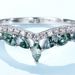 Exclusively For S925 Silver Green Moss Ring Water Grass Agate Hand Jewelry Noble Light Luxury Fashion_ipsvogv.com