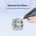 A niche classic four claw Mosang stone with a feminine and trendy S pure silver gold-plated earring accessory_ipsvogv.com