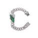 Unisex New Style Goddess Of Wealth Diamond Bracelet Trendy Men's Retro Punk Metal Hip Hop Cuban Chain_ipsvogv.com