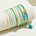 Geometric fashion OL women's bracelet set, niche woven rice bead design, versatile bracelet, personalized jewelry_ipsvogv.com