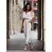 Women V-neck pocket jumpsuit with elastic waist casual pants_ipsvogv.com