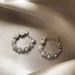 Light luxury high sense of circle pearl earrings female retro temperament simple everything loop ear buckle niche design earrings_ipsvogv.com