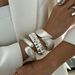 Ins Cool Style Metal Matte Fashion Texture Water Drop Hug Bracelet For Women_ipsvogv.com