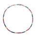 Hip Hop Single Row Diamond Rainbow Necklace 4mm Colorful T Square Zircon Tennis Chain Trendy Jewelry_ipsvogv.com