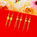 Internet Famous Sand Star Brass Gold-plated Genuine Gold Color Preserving Leaf Earr, Fashionable Women's Tassel_ipsvogv.com