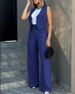 Women's fashion suit vest vest wide leg pants casual suit_ipsvogv.com
