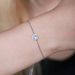 Ins Style Small Heart Shaped Natural Cream Blue Moonstone Bracelet S925 Sterling Silver Gift Gemstone Bracelet For Girls_ipsvogv.com