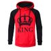 Men's Clothing autumn and winter new hooded pullover color matching couple sweatshirt_ipsvogv.com