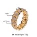 Hip Hop Rap Cuban Chain 8mm Full Set Zircon Electroplated Real Gold Trendy Men's Ring Accessory_ipsvogv.com