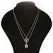 2019 New Fashion Jewelry Life Tree Egg White Double Layer Necklace For Women_ipsvogv.com