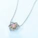 new Ice Flower Cut High Carbon Diamond Flower Necklace S925 Silver Inlaid Colored Gem Clavicle Chain Light Luxury Fashion_ipsvogv.com