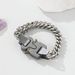 Jewelry High Street Functional Style Double Layer Cuban Chain Men And Women Titanium Steel Short Retro Necklace Bracelet_ipsvogv.com