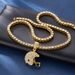 Personalized football helmet pendant niche hip hop street design tennis chain accessories_ipsvogv.com