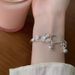 Plum Female Niche, Simple Fresh. Send Plum Blossom Bracelet With Adjustable And Versatile Design. Chinese Style Student_ipsvogv.com