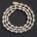 Personalized Zircon Plum Blossom Tennis Chain Men's Necklace Trendy Brand Spring Buckle Hip-hop Accessory_ipsvogv.com