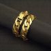 Men's Jewelry Hand Accessories Hiphop 3D Smooth Wide Gold Trendy Bracelet_ipsvogv.com