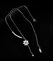 Little Daisy Necklace, Female Titanium Steel, Colorless And Cool Style, Celebrity Tassels, Exquisite Collar Chain,_ipsvogv.com