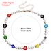 Simple Special-shaped Pearl Beaded Glass Flower-shaped Devil's Eye Necklace Necklace Necklace For Women_ipsvogv.com