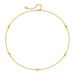 Copper plated K real gold chain minimalist INS style versatile clavicle chain love o shaped chain metal circle texture necklace_ipsvogv.com