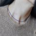 Emperor Lapis Lazuli Extremely Fine 1mm Agate Klein Blue Necklace, High-end New Chinese Style Collarbone Chain, Autumn_ipsvogv.com