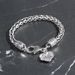 Bracelet, Alloy Dia-encrusted Peach Heart Bracelet._ipsvogv.com