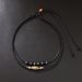 Tianzhu Tibetan Blue Necklace Personalized Woven Wax Rope Ancient Pendant Collar Chain Punk Fashion Men's Jewelry_ipsvogv.com