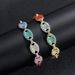 Unisex Bracelet Men Hip Hop 12mm Pig Nose Chain Diamond Coffee Bean Bracelet Hip Hop Accessories_ipsvogv.com