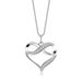 S Sterling Necklace Fashionable Silver Plated Eternal Love Pendant With Small Design Sense SVN471_ipsvogv.com
