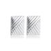 Unisex Hot Selling New Products Square Twill Exaggerated Large Earrings Retro Atmosphere High End Earrings_ipsvogv.com