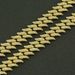Hot selling new product men's inlaid short thorn Cuban bracelet, domineering and exaggerated full diamond bracelet_ipsvogv.com