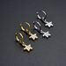 Unisex Diamond CZ Zircon Star Earrings Light Luxury Romantic Female Earrings Ins Style Earrings_ipsvogv.com