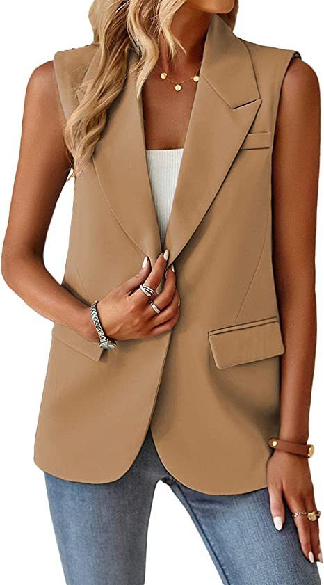 Women's Casual Fashion Temperament Suit Vest For Women_ipsvogv.com