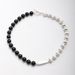 24 Year New Brushed Ebony Necklace Earrings With Niche Design, Pieced Bead Collarbone Chain, Light Luxury And Versatile_ipsvogv.com