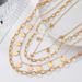 Multi Layer Necklace Female Flower Love Pendant NK Chain Necklace Niche Design Advanced Clavicle Chain_ipsvogv.com
