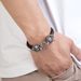 New Viking Wolf Head Handmade Leather Personalized Creative Men's Bracelet Jewelry Bangle For Men_ipsvogv.com