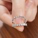 Cao Shi's Minimalist Zircon Ring Two-piece Set Is Fashionable For Daily Wear With Trendy Accessories_ipsvogv.com