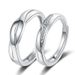 Couple Love Set, This Lifetime Creativity: Men And Women Open Up, Pair Ring, Korean Edition Silver Jewelry Ring_ipsvogv.com