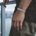 Iced Out Shiny Rhinestone Crystal Gold Plated Miami Cuban Chain Men's Hip Hop Bracelet_ipsvogv.com