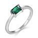 Simple small plain ring female S925 silver color zirconium hand jewelry_ipsvogv.com
