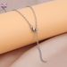 New Pink Ribbon Breast Cancer Awareness Stainless Steel Necklace For Women Clavicle Chain Jewelry_ipsvogv.com